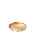 Fog Linen Work Brass Plate Round: (S)