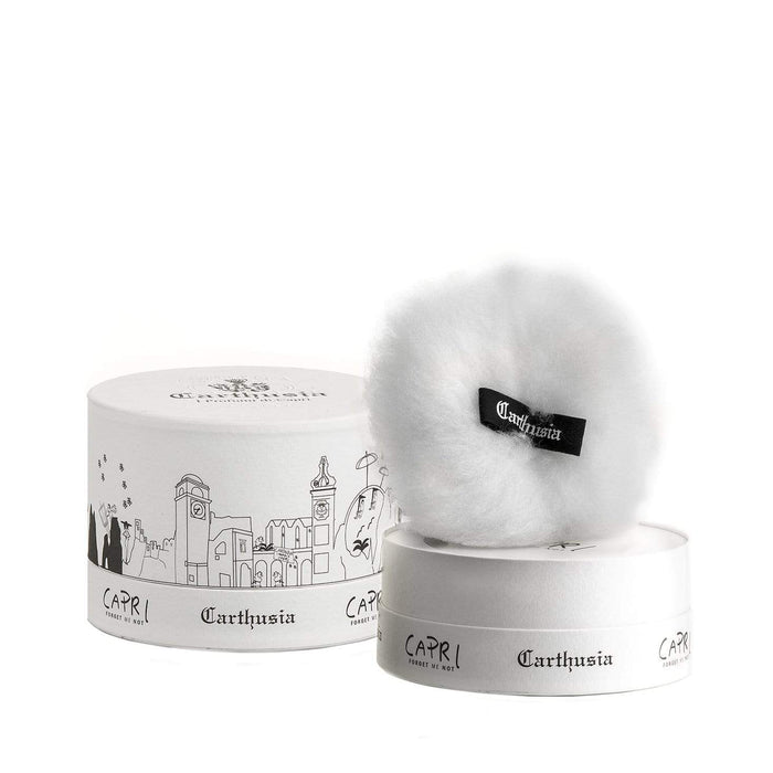 CARTHUSIA Capri Forget Me Not Luxury Talc + Puff