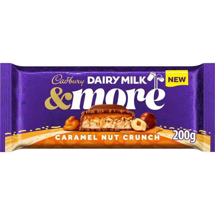 Cadbury Dairy Milk & More Caramel Nut Crunch 200g product image