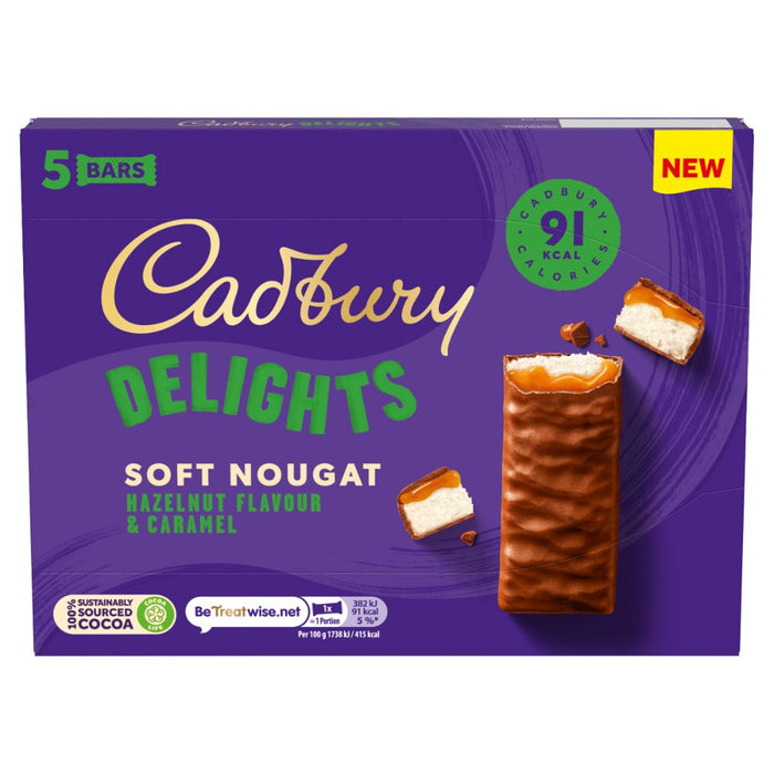 Cadbury Delights Hazelnut & Caramel(5*22) 110g product image