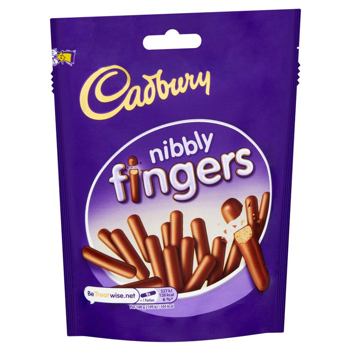 C'bury Nibbly Chocolate Mini Fingers Biscuits 125g