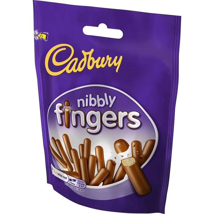 C'bury Nibbly Chocolate Mini Fingers Biscuits 125g