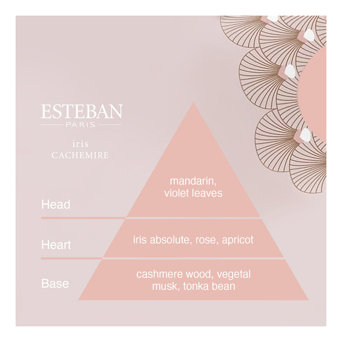Esteban Iris Cachemire Diffuser Refill + Reeds