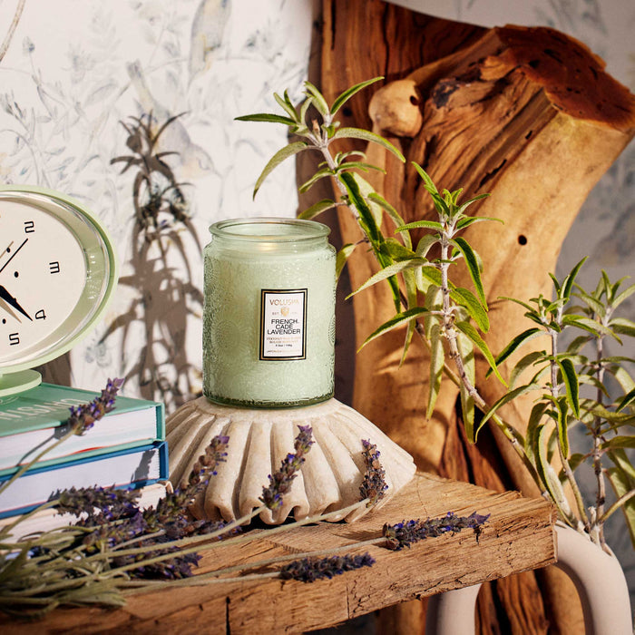 VOLUSPA French Cade & Lavender 50hr Candle Jar