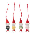 Gnome Ornaments - 4 Piece Set