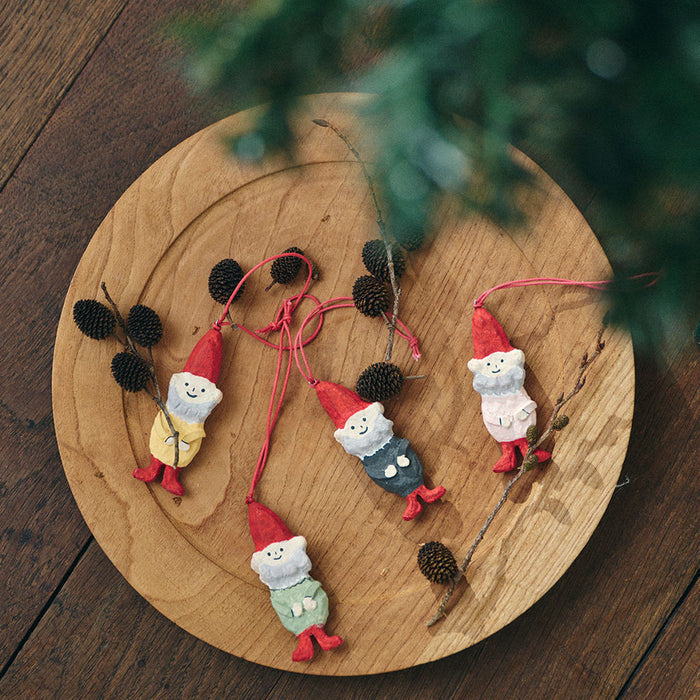 Gnome Ornaments - 4 Piece Set