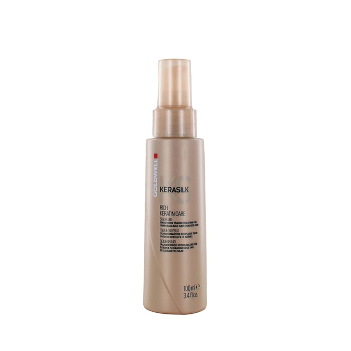 Goldwell Kerasilk Rich Keratin Care Silk Fluid 3.4 Oz - Overstock Beauty Supply