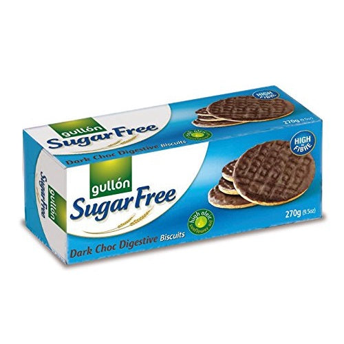 Gullon Sugar Free Choco Digestive Biscuits, 270G product image