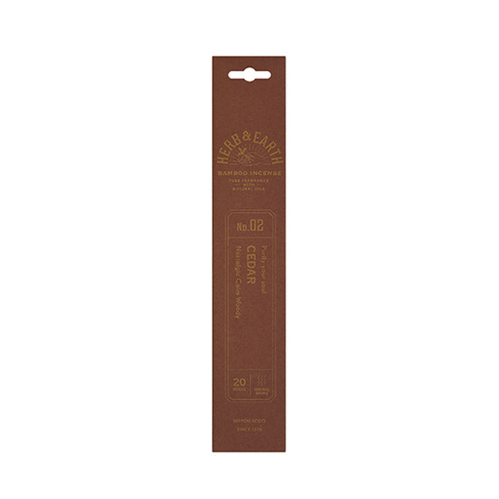 Nippon Kodo Herb & Earth Incense - Cedar No.02