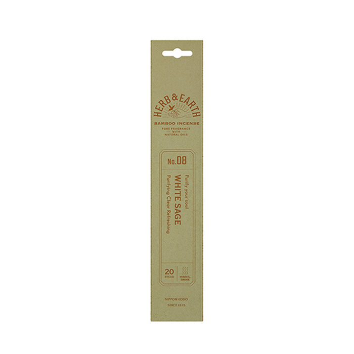 Nippon Kodo Herb & Earth Incense - White Sage No.08