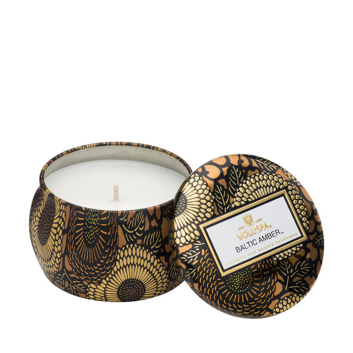 VOLUSPA Decorative Candle Trio - Goji, French Cade, Baltic Amber - Value $75