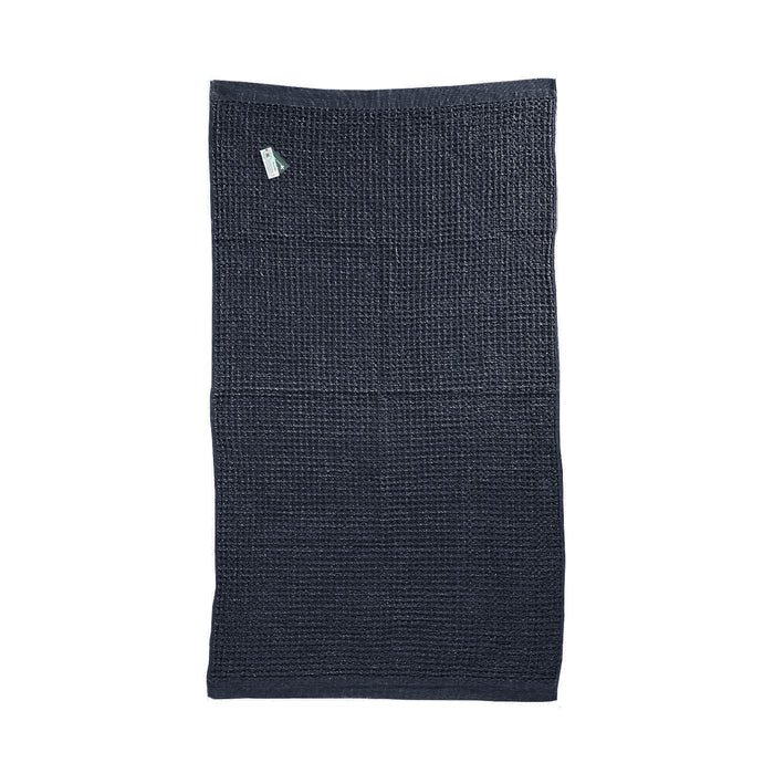 Kontex Brera Waffle Bath Sheet - Navy