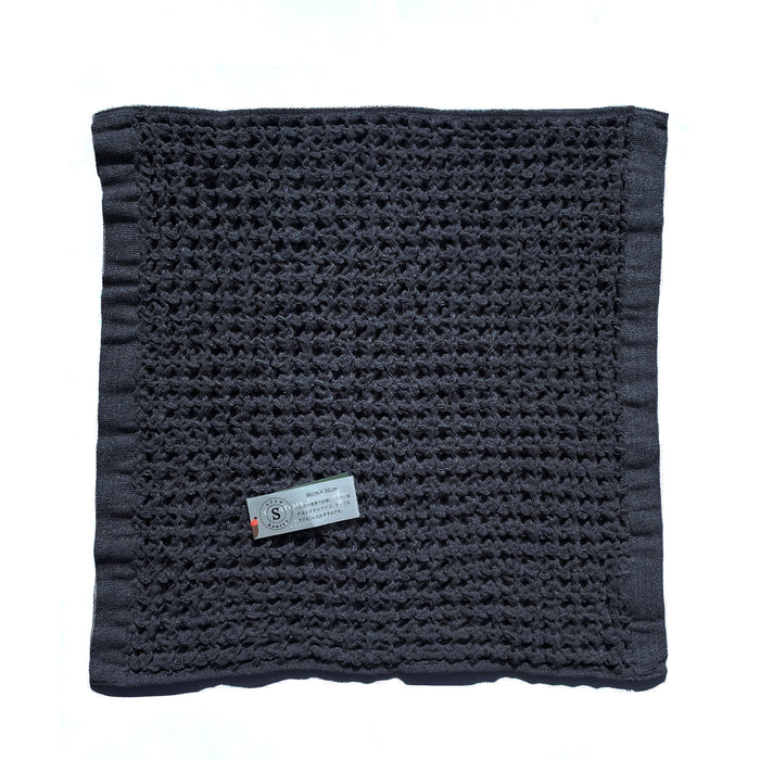 Kontex Brera Waffle Face Cloth - Navy