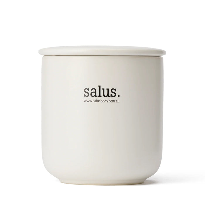 Salus Lemongrass Porcelain Soy Candle