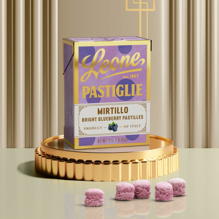 Leone 1857 Bright Blueberry Pastilles in Box