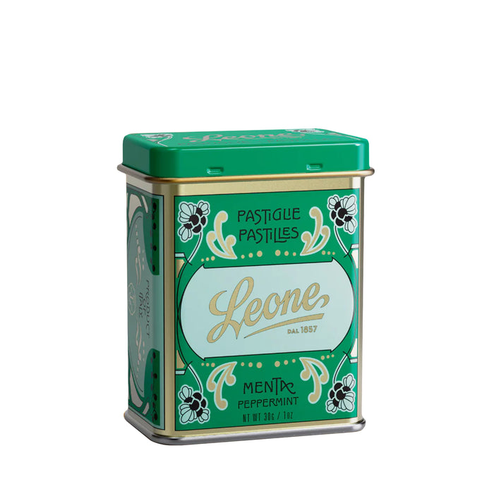 Leone 1857 Fresh Peppermint Pastilles in Classic Tin