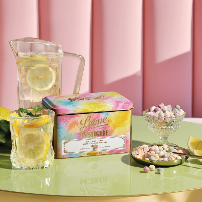 Leone 1857 Mixed Refreshing Pastilles in Gift Tin - 250g
