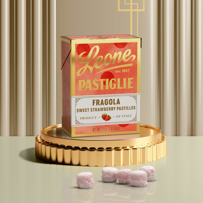Leone 1857 Sweet Strawberry Pastilles in Box
