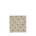 Linen Coaster: Natural Dot