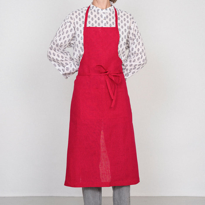 Fog Linen Work Linen Full Apron: Fromboise