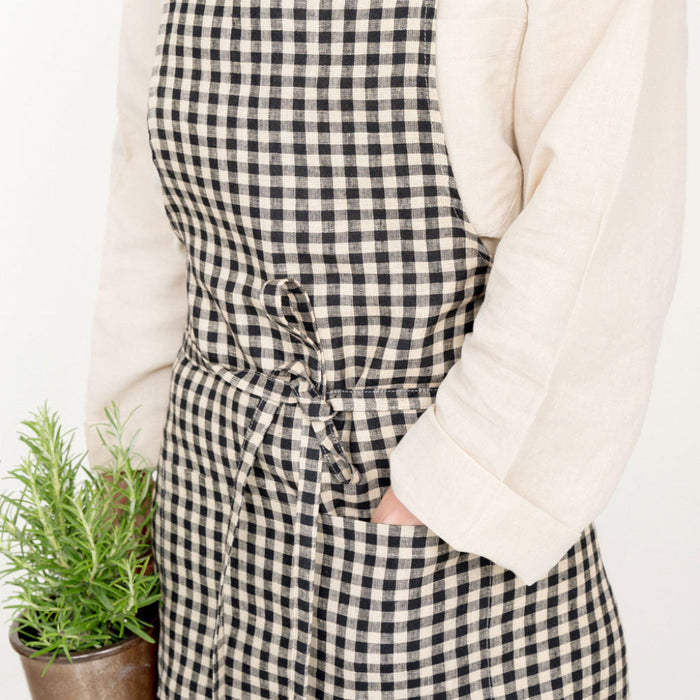 Linen Full Apron: Mason