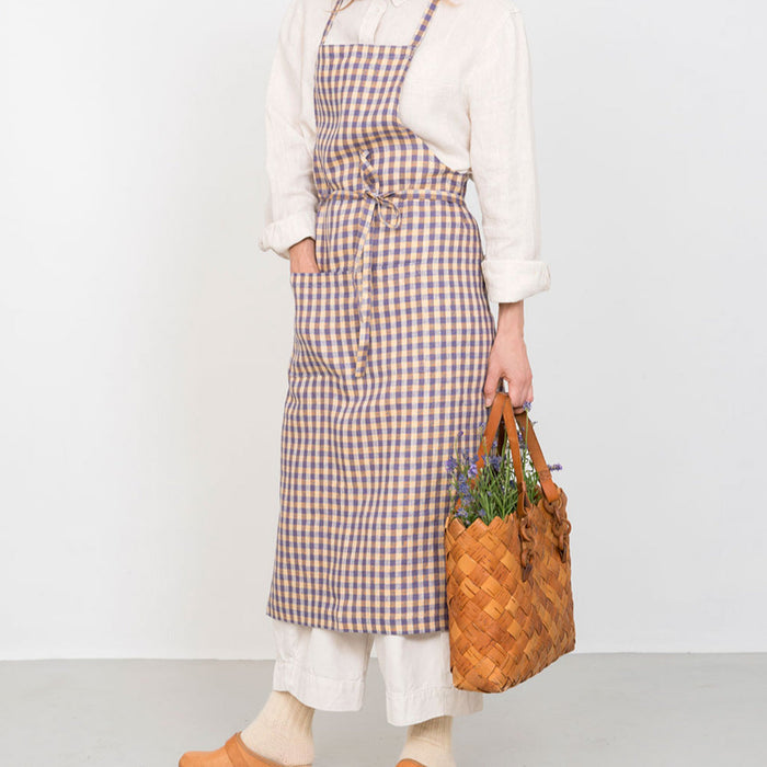 Fog Linen Work Linen Full Apron: Phil