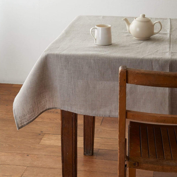 Fog Linen Work Linen Table Cloth (L): Natural