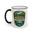 Manatee Springs Manatee Mug — Accent Rim & Handle 11oz/15oz