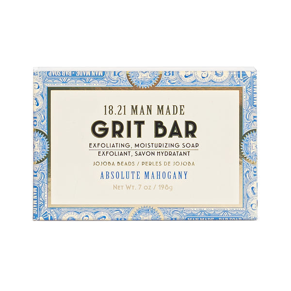 Men's Exfoliating Grit Bar Soap Absolute Mahogany