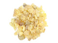 Whole organic frankincense resin pearls in a one-ounce botanical product package