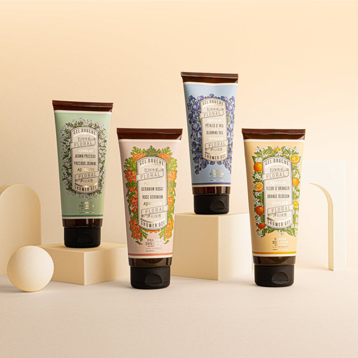 Panier des Sens Rose Geranium Shower Gel in Tube