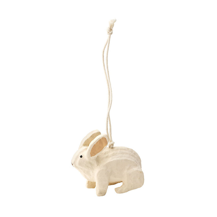 Fog Linen Work Papier Maché Ornament: Rabbit