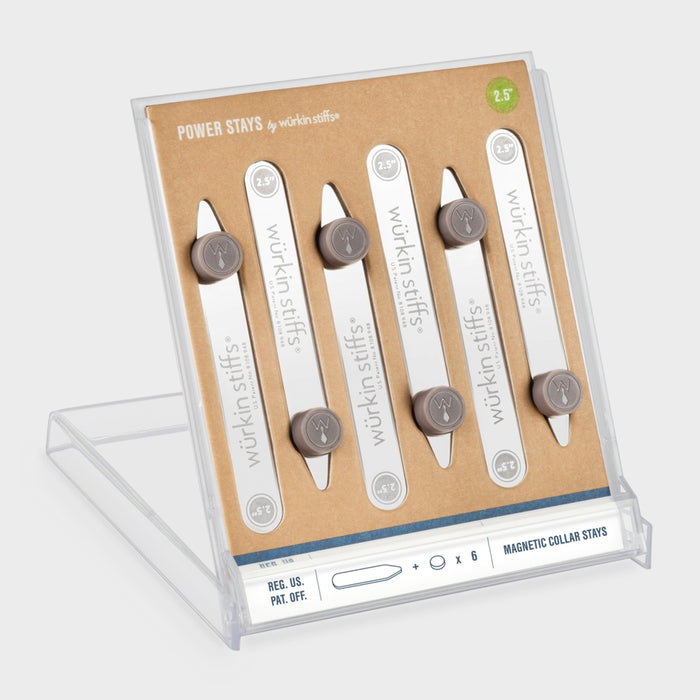 Power Stays Magnetic Collar Stays - Tri Pack