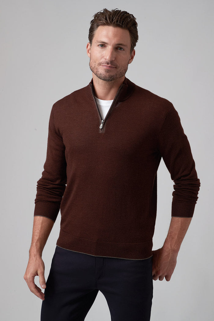 Raffi 'The Palmer' 1/4 Zip LS Sweater