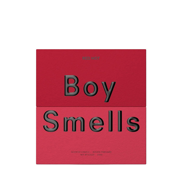 Boy Smells Red Hot Standard Candle
