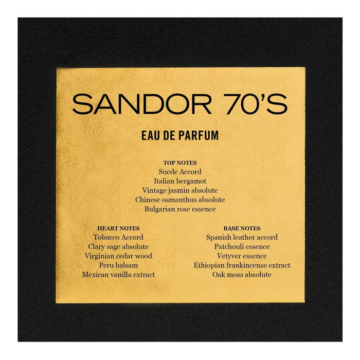 Sandor 70's Eau de Parfum - 50ml