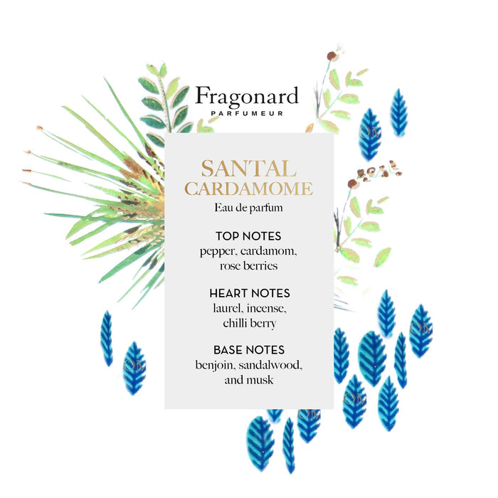 Fragonard Santal Cardamome Perfumed Soap & Dish