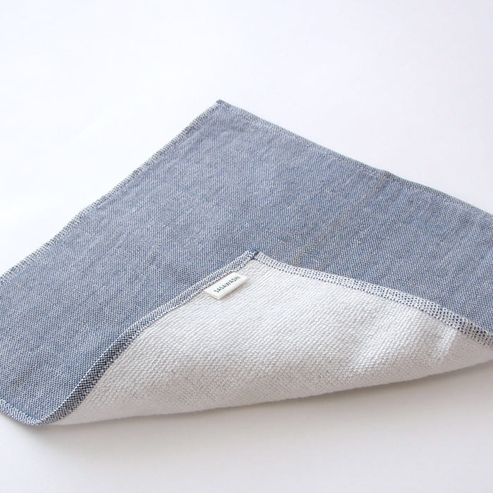 Sasawashi Gauze Handkerchief - Navy