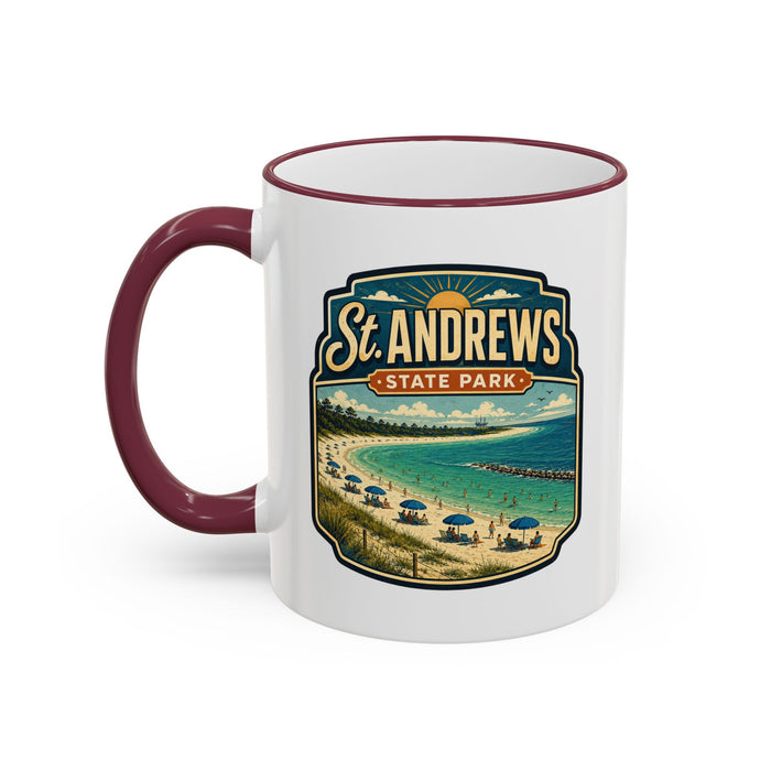 St. Andrews Mug — Accent Rim & Handle 11oz/15oz