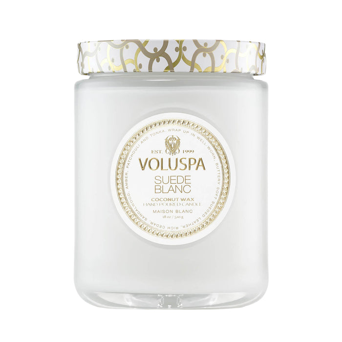 VOLUSPA Suede Blanc 100hr Candle