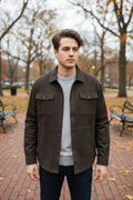Suede Shirt Jacket