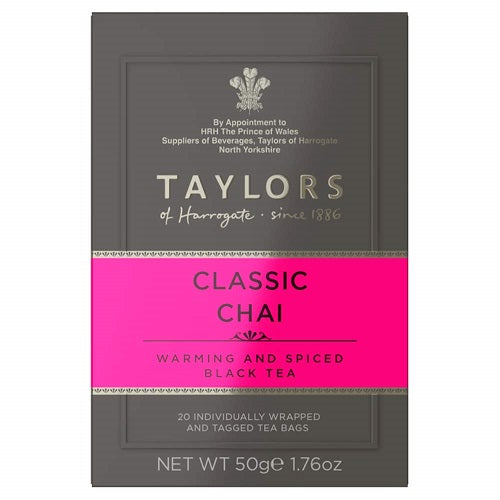 Taylors of Harrogate Classic Chai Tea, 20 Teabags product image