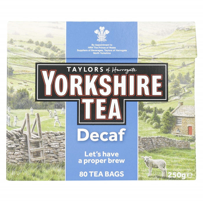 Taylors of Harrogate Yorkshire Tea Decaf, 80 Teabags product image