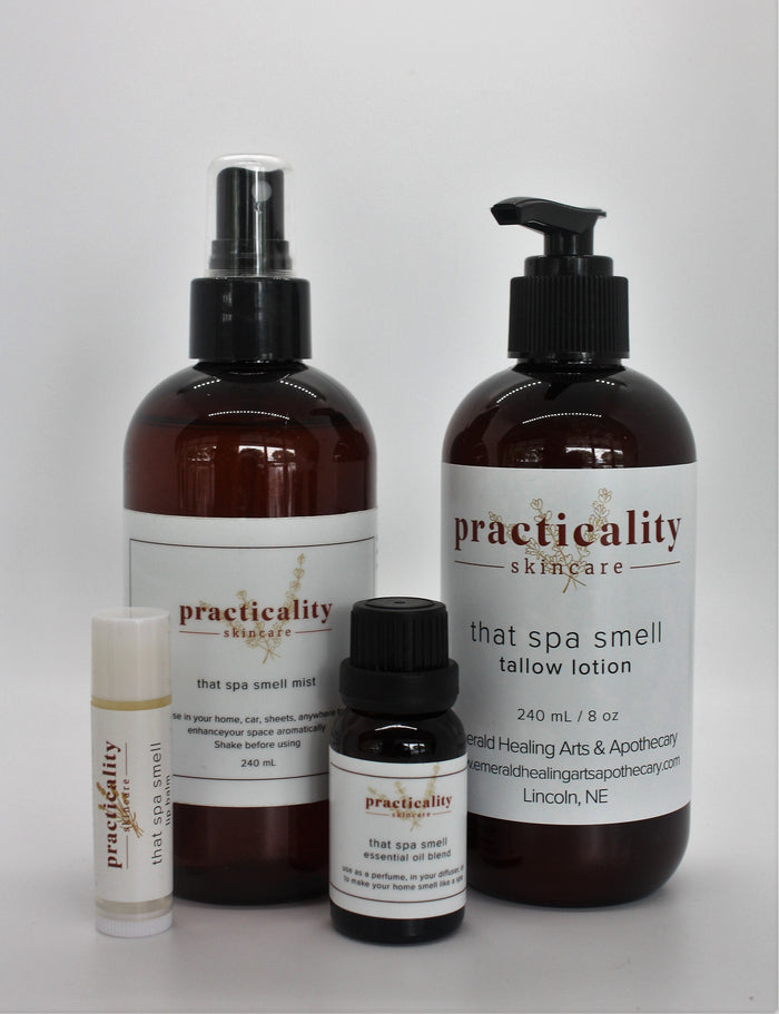 That Spa Smell room mist shown in branded packaging
