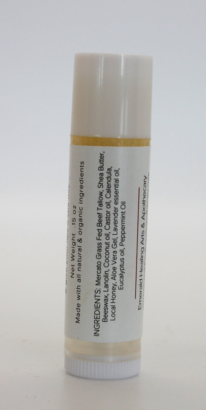 Practicality That Spa Smell tallow lip balm product photograph