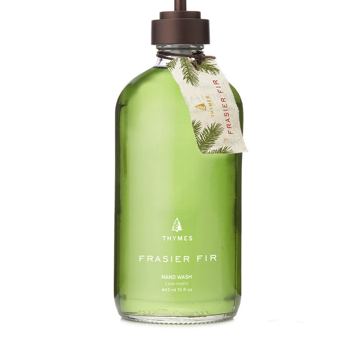 Thymes Frasier Fir Hand Wash in Glass