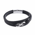 Trafalgar Leather & Silver Bracelet Collection