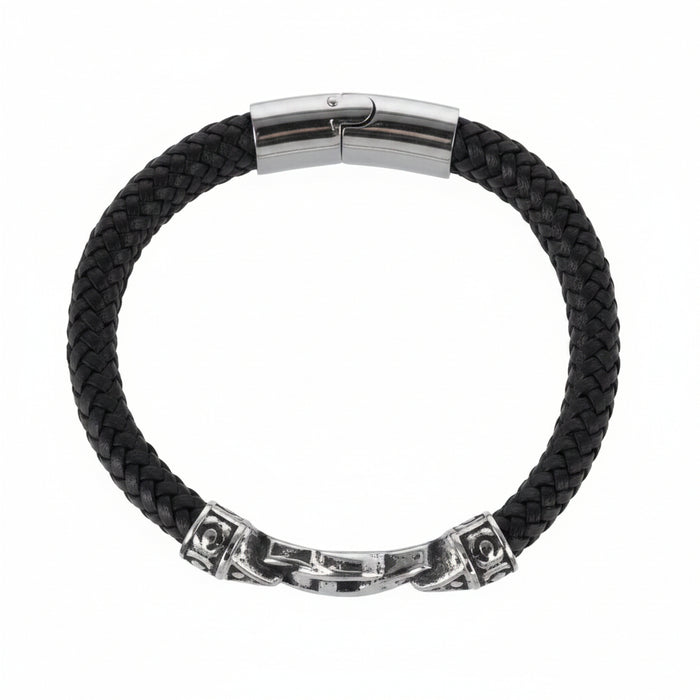 Trafalgar Leather & Silver Bracelet Collection