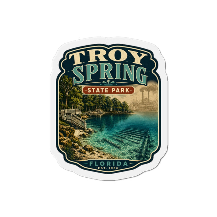 Troy Spring- Die-Cut Magnet
