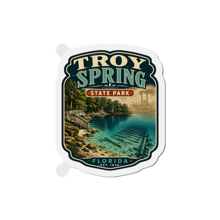 Troy Spring- Die-Cut Magnet